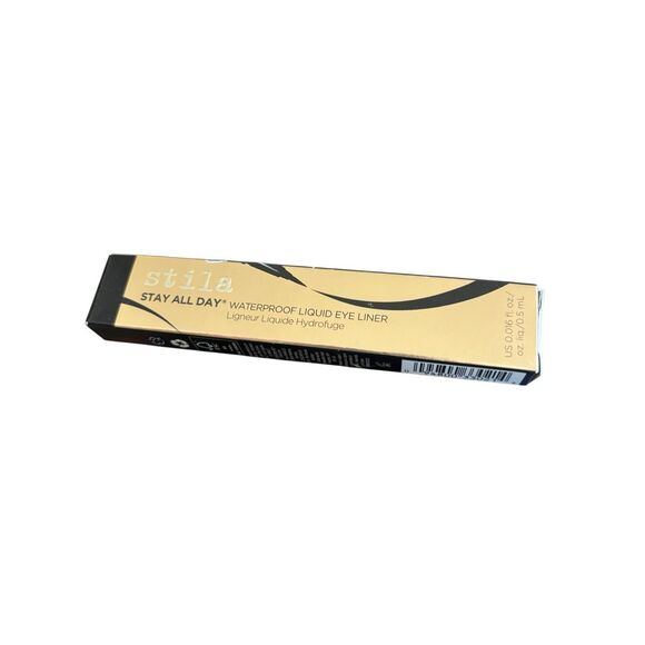 NEW Stila Stay All Day® Waterproof Liquid Eye Liner Micro Tip Intense Black NWT - Picture 1 of 8